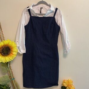 Blue jean Dress by Alyn Paige .